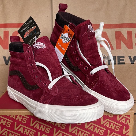 Vans Sk8-Hi MTE Blng Red/Chocolatetrt sneakers WMNS - Picture 5 of 16